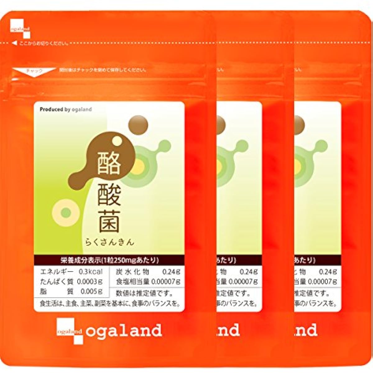 O 갈 라도[ogaland] 낙산균 [ 90알 / 약3개월분 ] 낙산 균배합 수1 입근처 약1200만개 배합 (건강/화장실 서포트) 정제 타입 미용 건강 서포트