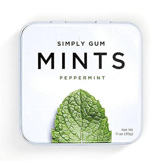 (해외 직송)심플 껌 (SIMPLY GUM),breath 민트 6 개세트-