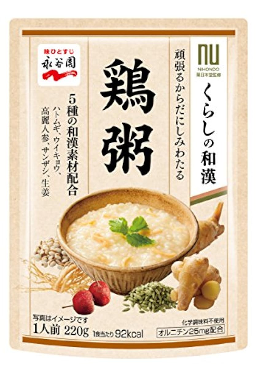 나가타니원 넘기 의 일한계 죽 220g×4개- (2017-08-28)