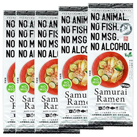 Samurai Ramen UMAMI(사무라이 라면 좋은 맛)1봉지(2남의 앞)×5 포-