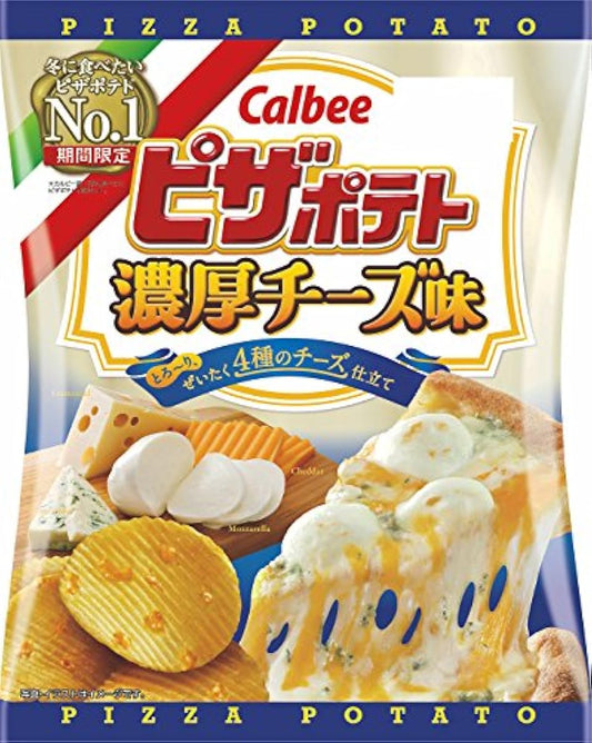 Calbee 피자 포테이토 농후 치즈 맛 60g×12 포- (2017-11-13)