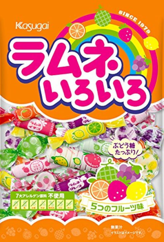 가스가이 제과 라무네(레모네이드) 여러가지 102g×12 포-