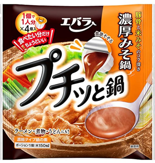 에바라 쁘띠 와 과농후 된장과 (40g×4P)×3개-