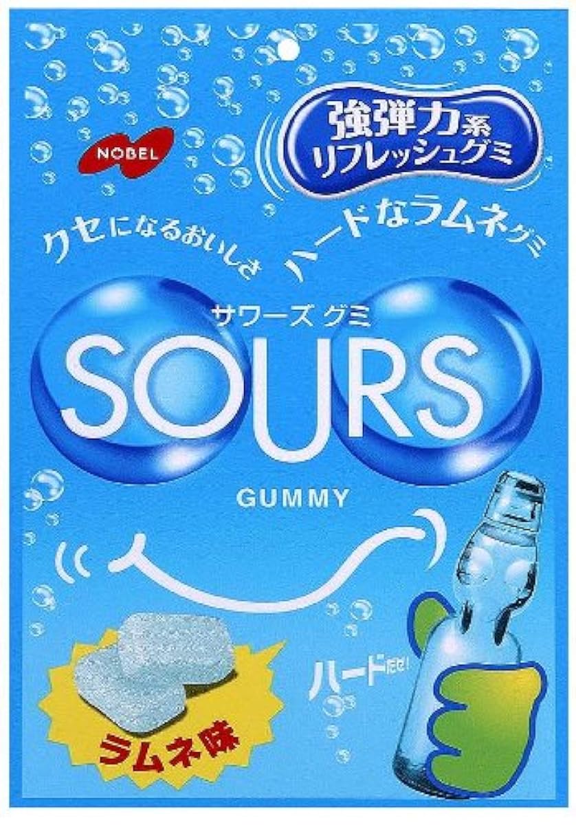 노벨 sour의 라무네(레모네이드) 45g×6개-