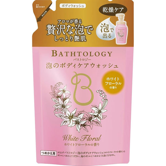 BATHTOLOGY 거품의 바디 케어 워시 화이트 플로랄 의 향기 채우기 교환 350ml