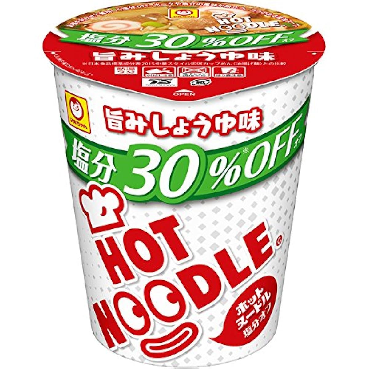 마루짱 핫 누들 염분 오프 맛이 좋다는 느낌 간장 맛 73g×12개- (2017-02-06)