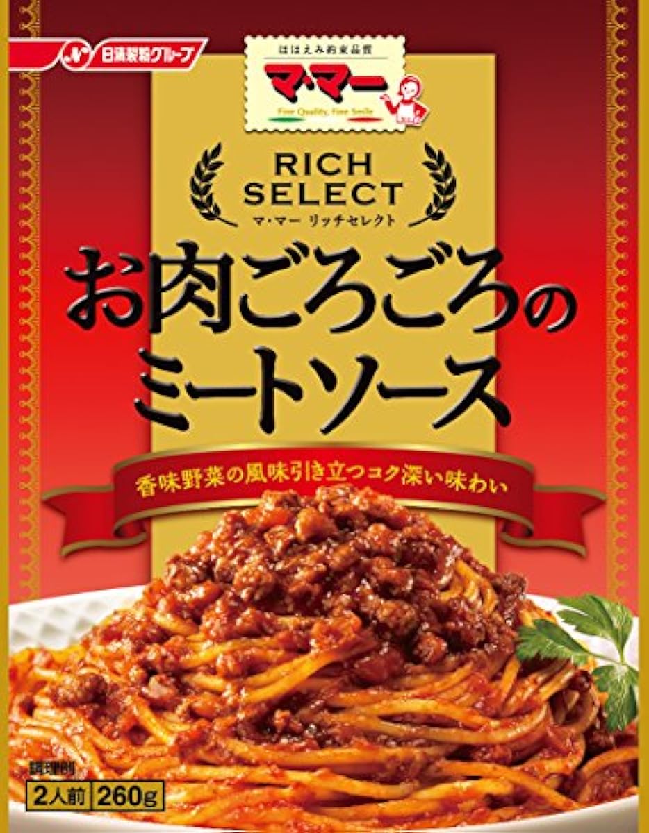 마마 리치맛 셀렉트 살코기경경의 미트 소스 260g×6개- (2017-02-23)