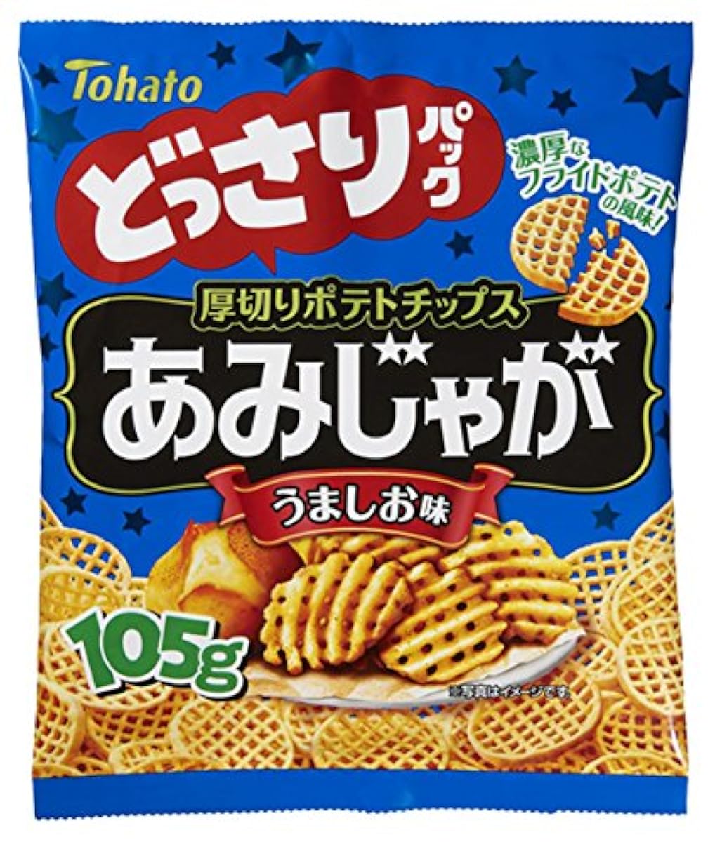 tohato 듬뿍(많이) 팩 벌집감자 맛난 짭짤한 맛 105g×10상자-940691 (2017-11-13)