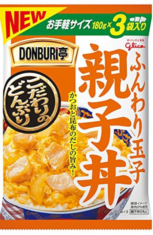 에사키 글리코 DONBURI정 3 식팩 친자 덮밥 180g×3 포들어감-