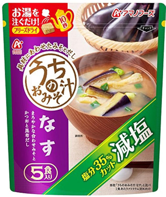 Amano foods 저염 안의 된장국 한 5 식P×2개-