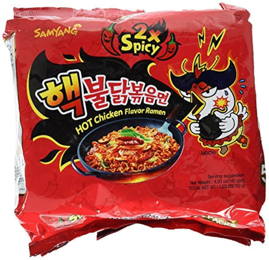 블루 덕 볶음 면격 신2배 헤쿠부루닷쿠 140g×5 포-