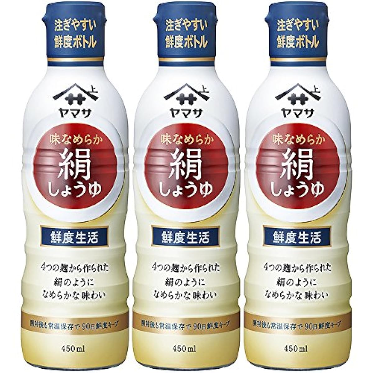 자 마사 신선도 생활 맛 매끄러움견 간장 450ml×3개-