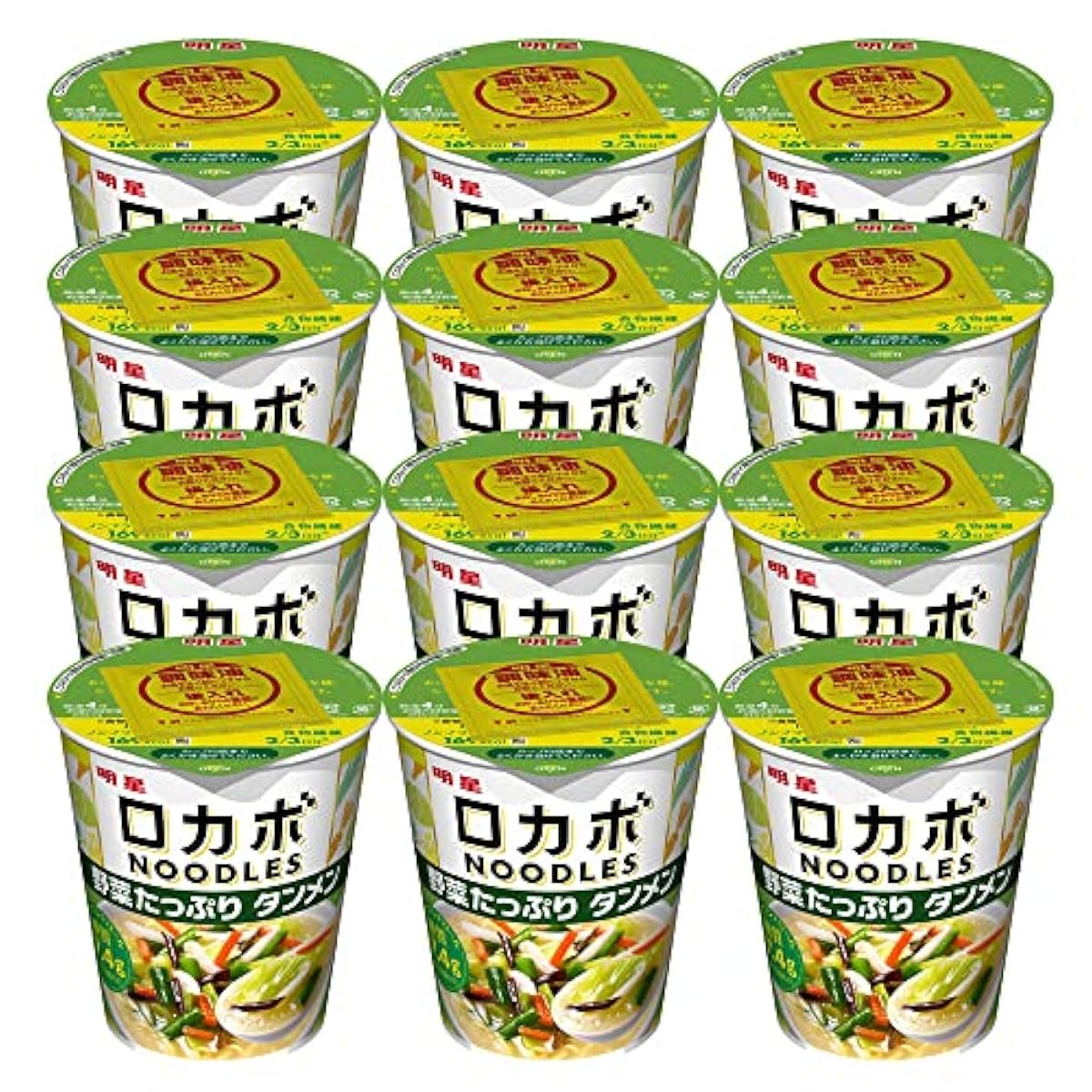 묘죠 러 카보NOODLES 야채 듬뿍 탕 멘 57g ×12개