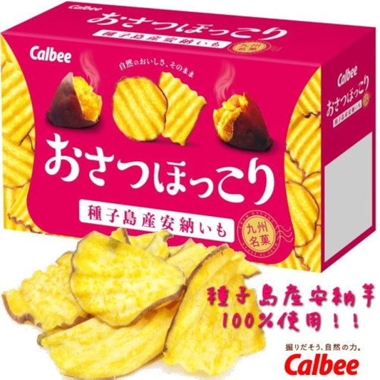 Calbee 가고시마 공장 오리지날 개 법짝안납 있도(18g×6대입)-