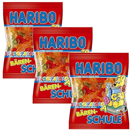 HARIBO 해리 bow 알파벳 3 포세트(200g ×3)알파벳,숫자의 모습 독특한 젤리(독일 해리 bow)(인기 젤리)-