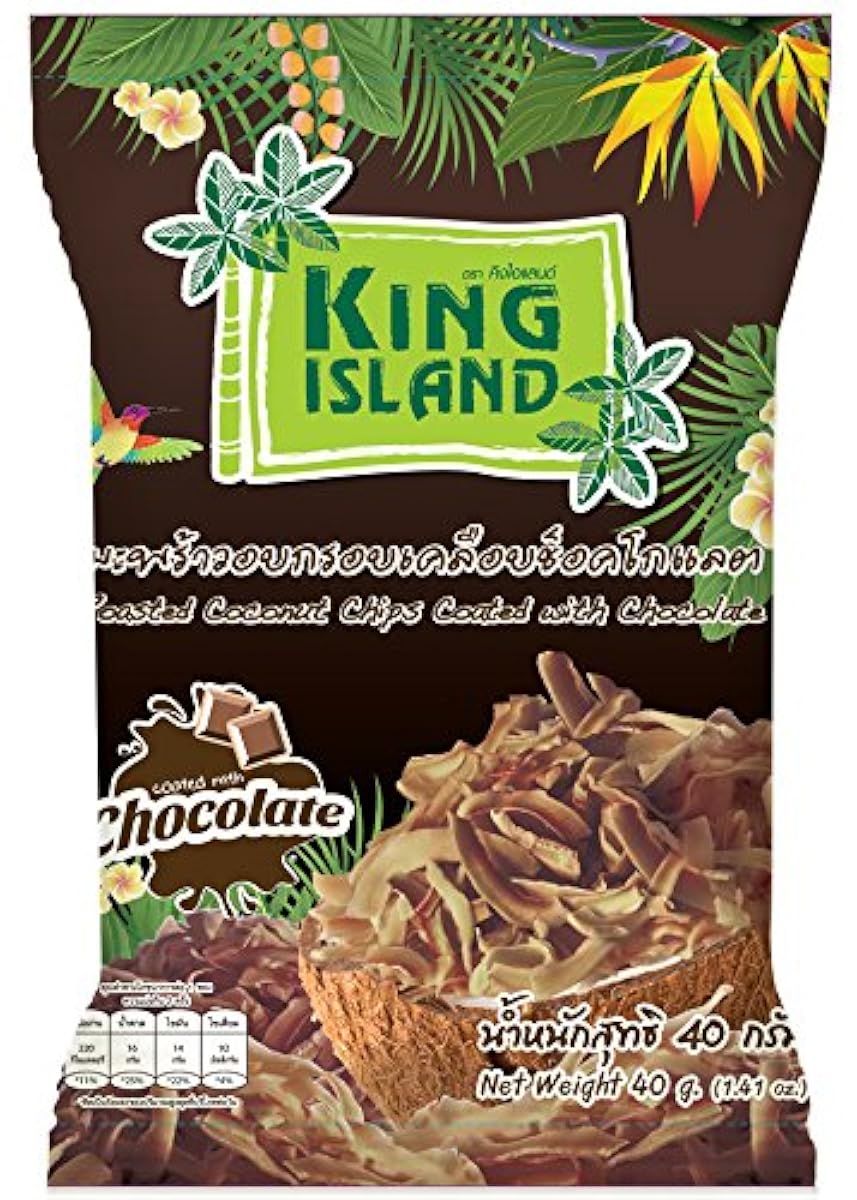 KING ISLAND 코코넛 칩스・초콜릿 맛40g×24 포-