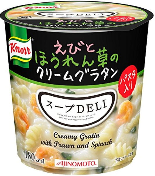 knorr 스프DELI 새우와 시금치의 크림 그라탕 46.2g×6개-
