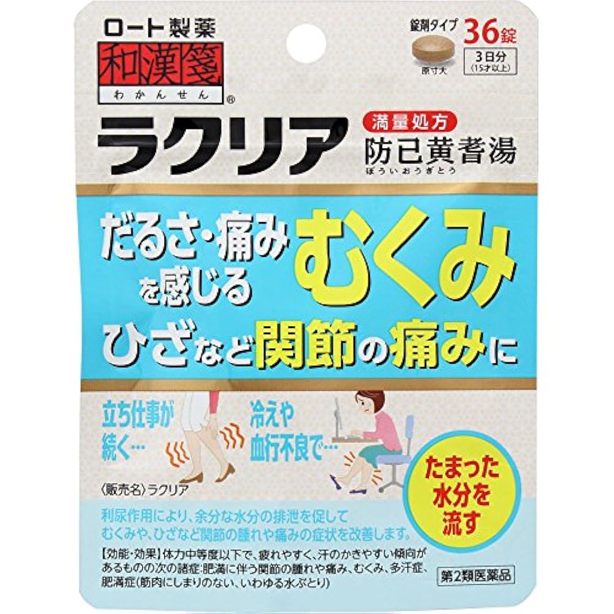 (제2류의약품) 와칸센 락 리어 36정