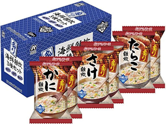 Amano foods 쬐어 해물 잡탕죽 3종×2 개세트-