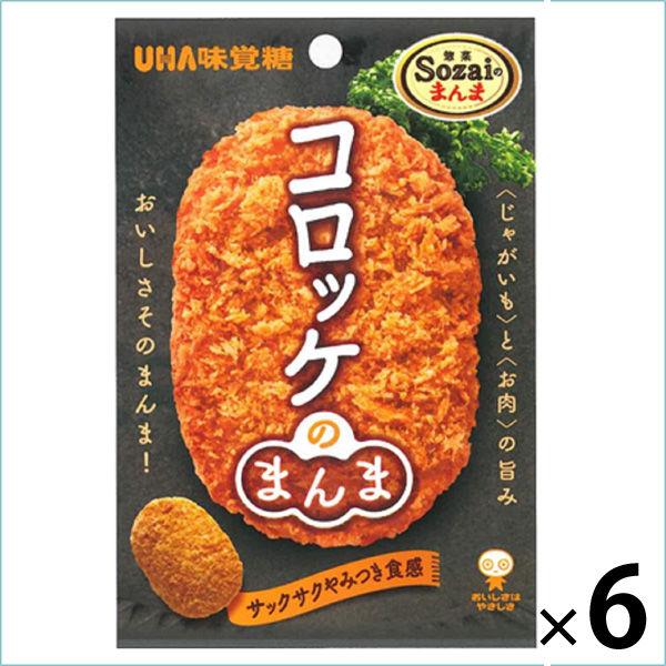 미카쿠토 미각당 Sozai의 만마 고로케맛 과자 1 세트 6개입