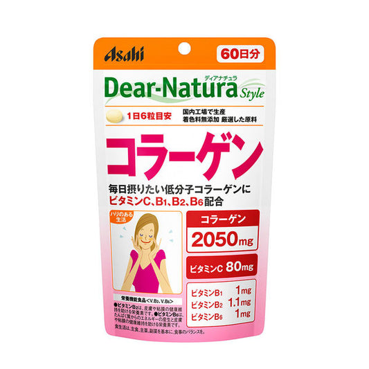 디 아나운서추라(Dear-Natura)스타일 콜라겐 60일분(360알입) 아사히 그룹 식품 서플리먼트