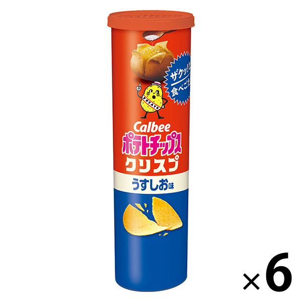 Calbee 포테이토 칩스쿠리스푸덜짠 맛 115g 1세트(6개입)
