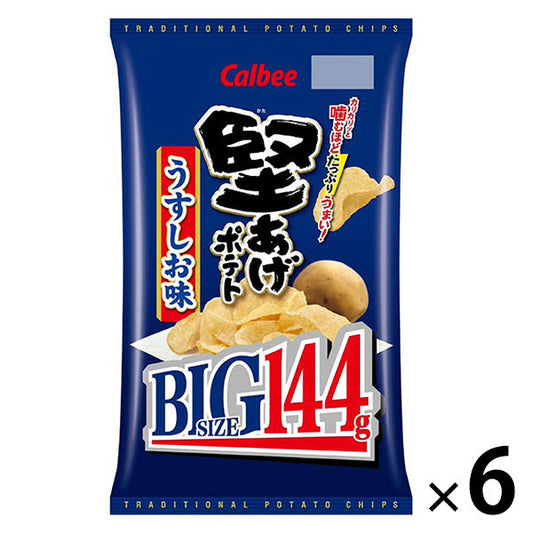 Calbee 150g카타아게 포테이토BIG덜짠 맛 1세트(6대입)