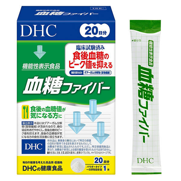 DHC 혈당 화이버(fiber) 20봉지 (기능성 표시 식품) D H C 다이어트 식품