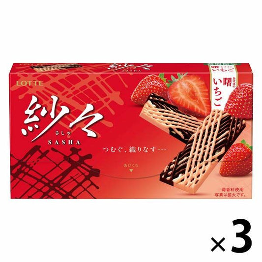 롯데 사샤 lt;서딸기 gt; 3개