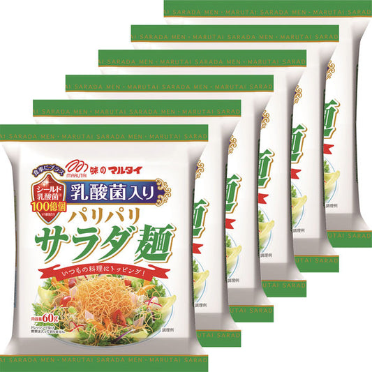 마루타이 파삭파삭 샐러드 면 60g 6개