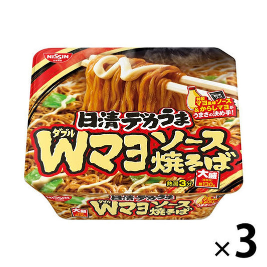 닛신식품 닛신 데카 맛난 W마요소스야키소바 3개