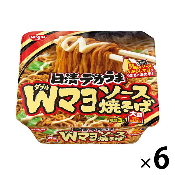 닛신식품 닛신 데카 맛난 W마요소스야키소바 6개