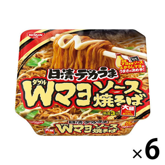 닛신식품 닛신 데카 맛난 W마요소스야키소바 6개