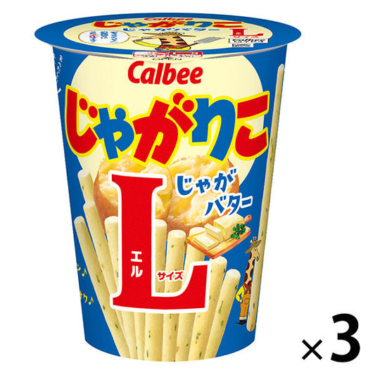 Calbee 쟈가리코 쟈가 버터L사이즈 1세트(3개입)