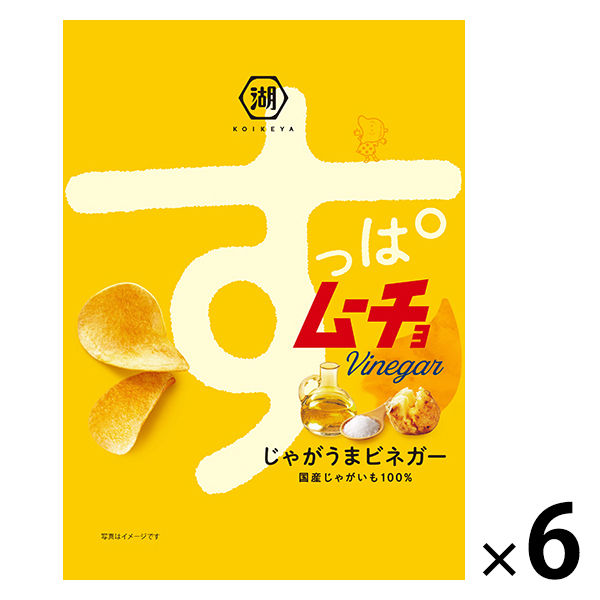 고이개 자(코이케야) 슷파무쵸 칩스 산뜻하게 식초 맛 1세트(6 포)