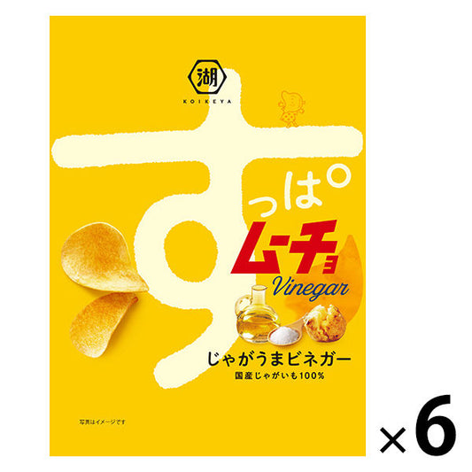 고이개 자(코이케야) 슷파무쵸 칩스 산뜻하게 식초 맛 1세트(6 포)