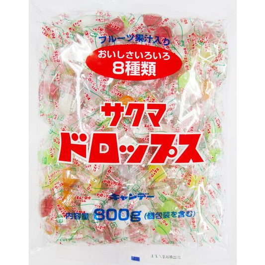 사쿠마도롯푸스 1봉지(800g:약211 입들어감) 사쿠마제과
