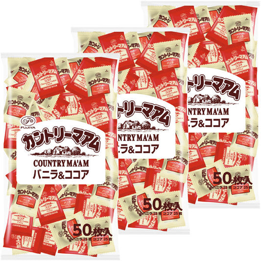 컨트리 맘(바닐라 amp;코코아) 1세트(150매(바닐라・코코아×각75매)) (Fujiya)