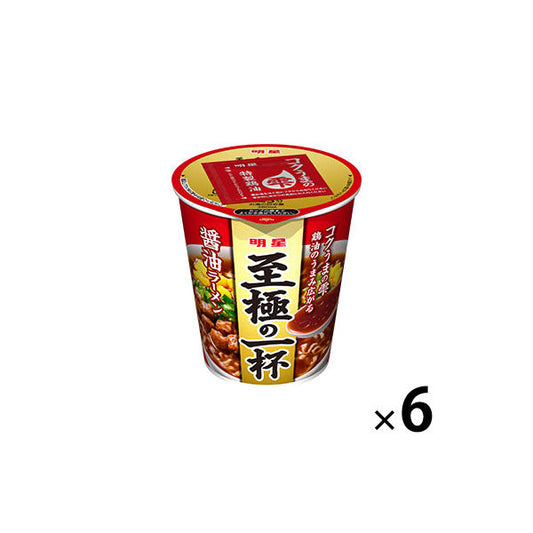 메이세이 최고의 한 그릇 닭 진한  간장 라면 6개