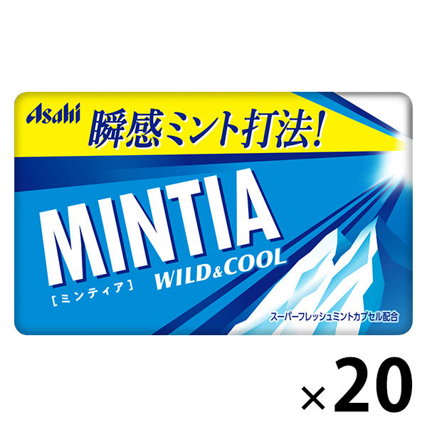 (SALE)MINTIA(민티아) 와일드 amp;쿨 1상자(20개입) 아사히 그룹 식품