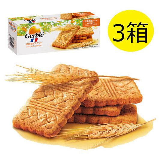 Gerble(젤부레) 통밀비스켓 1세트((5매×5대입)×3상자) 오오츠카 제약 영양 보조 식품