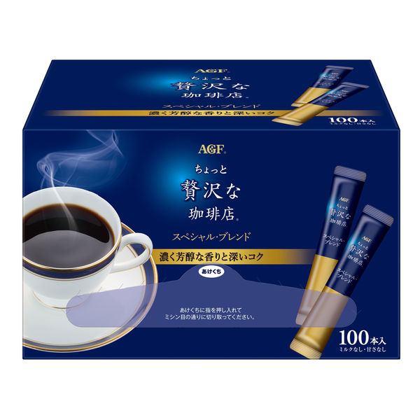 (스틱 커피)아지노모토AGF 조금 호화로운인 커피점 스페셜・블렌드 스틱 1상자(100개입)