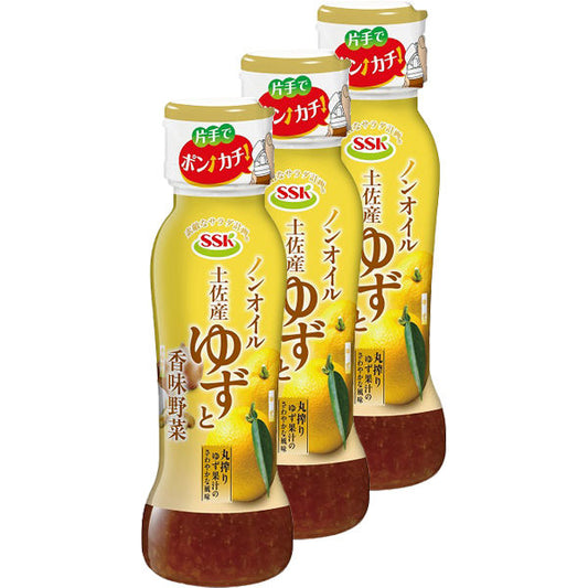 SSK foods 논오일 토사산 유자와 향기 맛 야채 160ml 3개