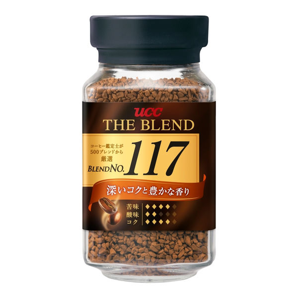 (인스턴트 커피)UCC우에시마 커피 더・블렌드117 병 1개(90g)