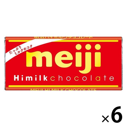 메이지 하이 밀크 초콜릿 6매