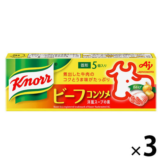 아지노모토 knorr 비프 콘소메5 개입 상자 3개