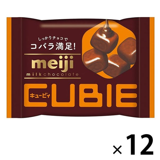 메이지 밀크 초콜릿CUBIE(큐비) 12 포
