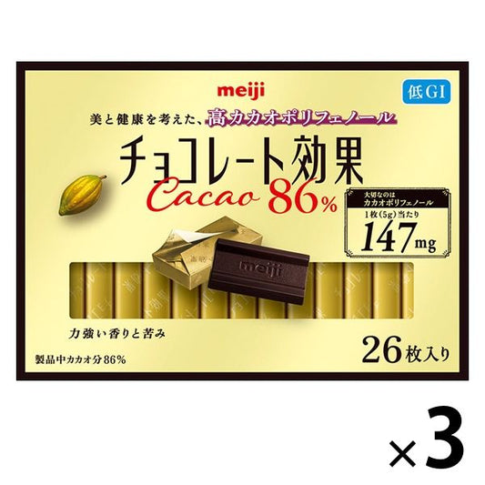 메이지 초콜릿 효과 카카오 86% 26매입 3상자