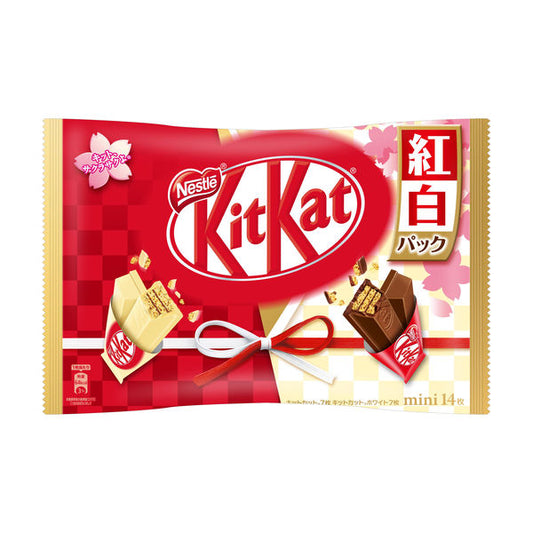 네슬레 일본 킷캣 미니 홍백 팩 14매 1봉지
