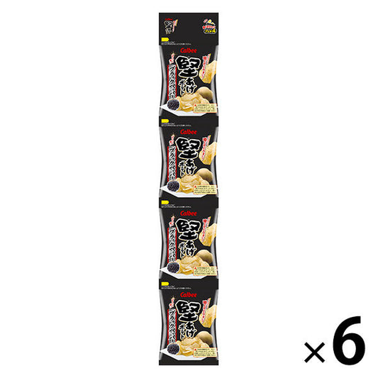 Calbee 카타아게 풋치4블랙 페퍼 60g 1세트(6 포)